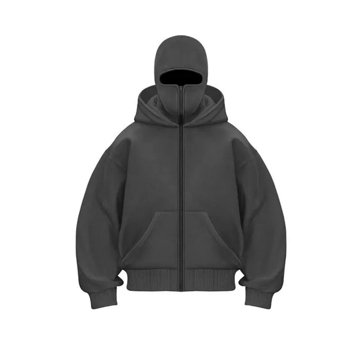 Viral Mask Hoodie (Grau)