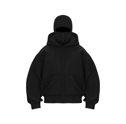 Viral Mask Hoodie (Schwarz)