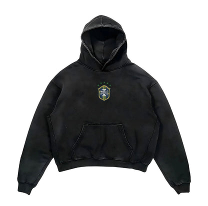 Viral Unisex Brazil Tracksuit (Schwarz)