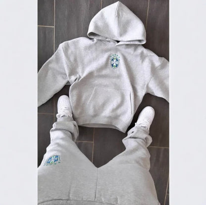 Viral Unisex Brazil Tracksuit (Grau)