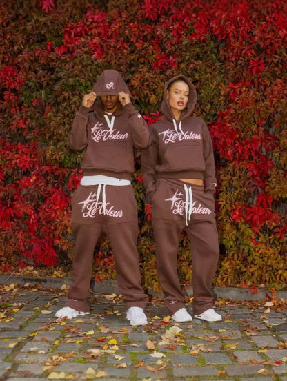 Viral Unisex Tracksuit (Braun)