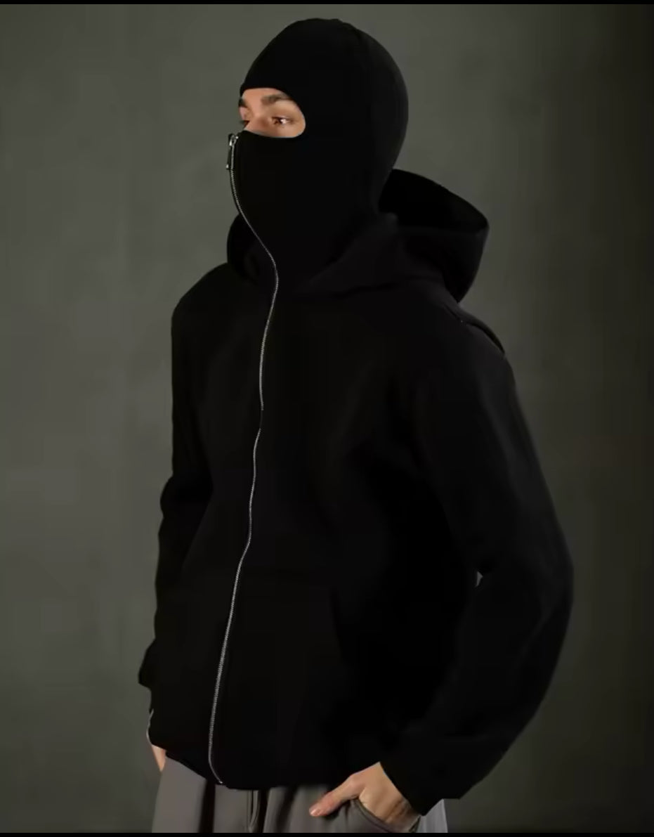 Viral Mask Hoodie (Schwarz)