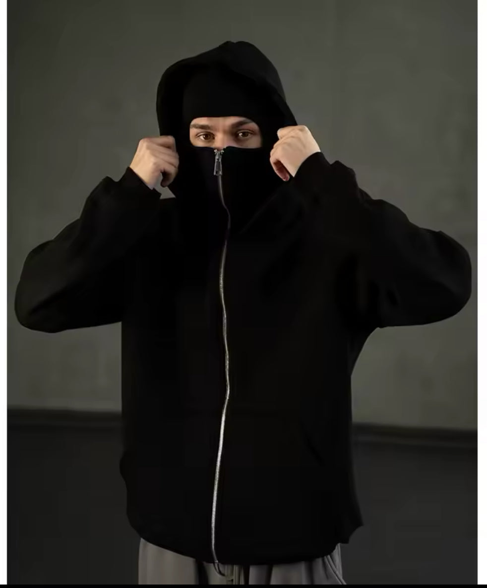 Viral Mask Hoodie (Schwarz)